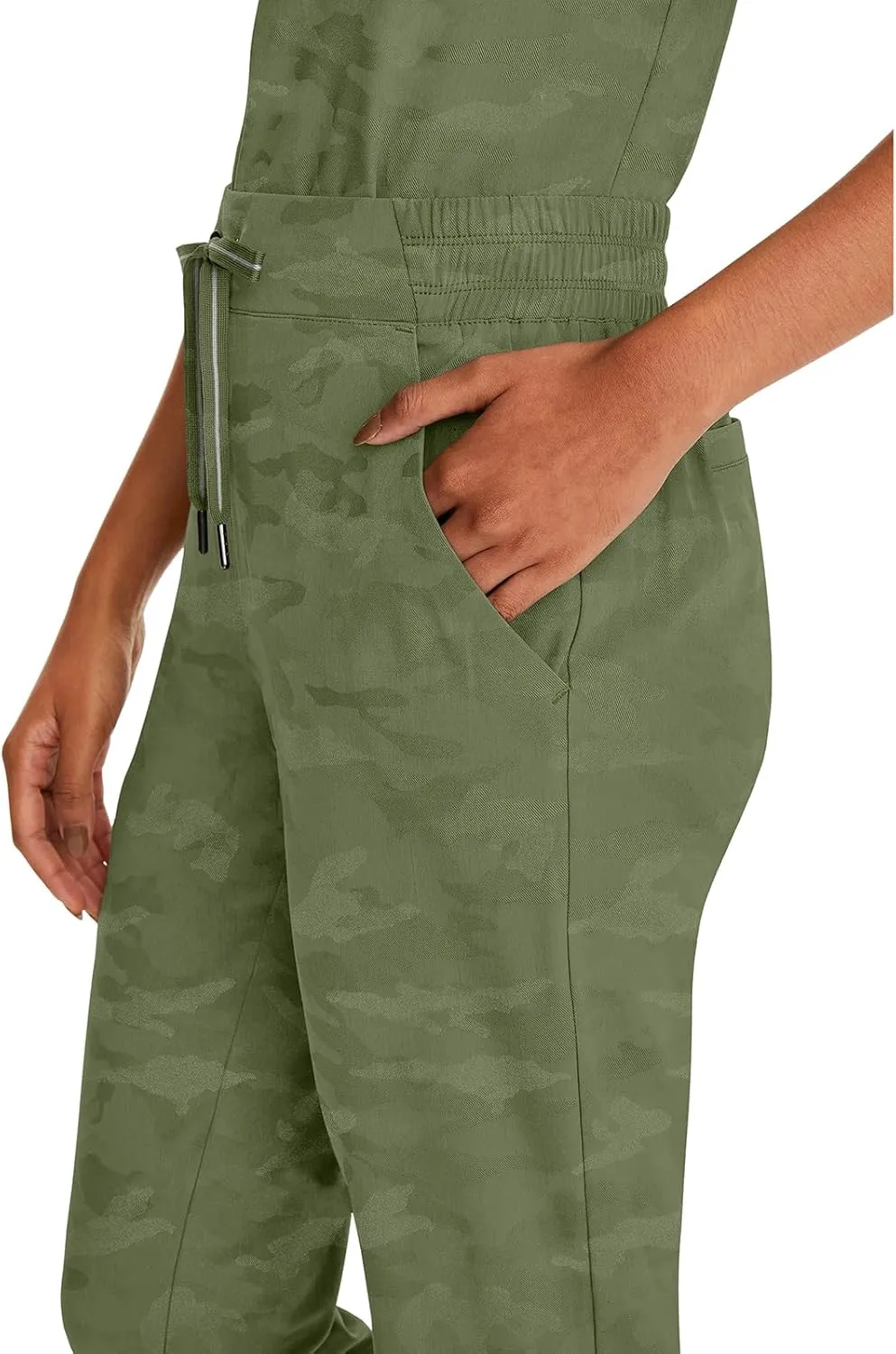 Healing Hands Scrubs for Women Jogger Camo Pant Tate 5 Pockets Moisture Wicking, Easy Care, 360° Stretch, Quick Dry - 9350