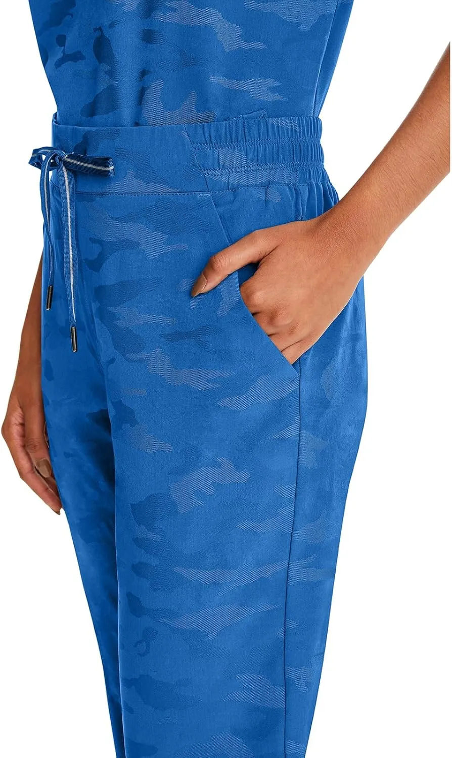 Healing Hands Scrubs for Women Jogger Camo Pant Tate 5 Pockets Moisture Wicking, Easy Care, 360° Stretch, Quick Dry - 9350