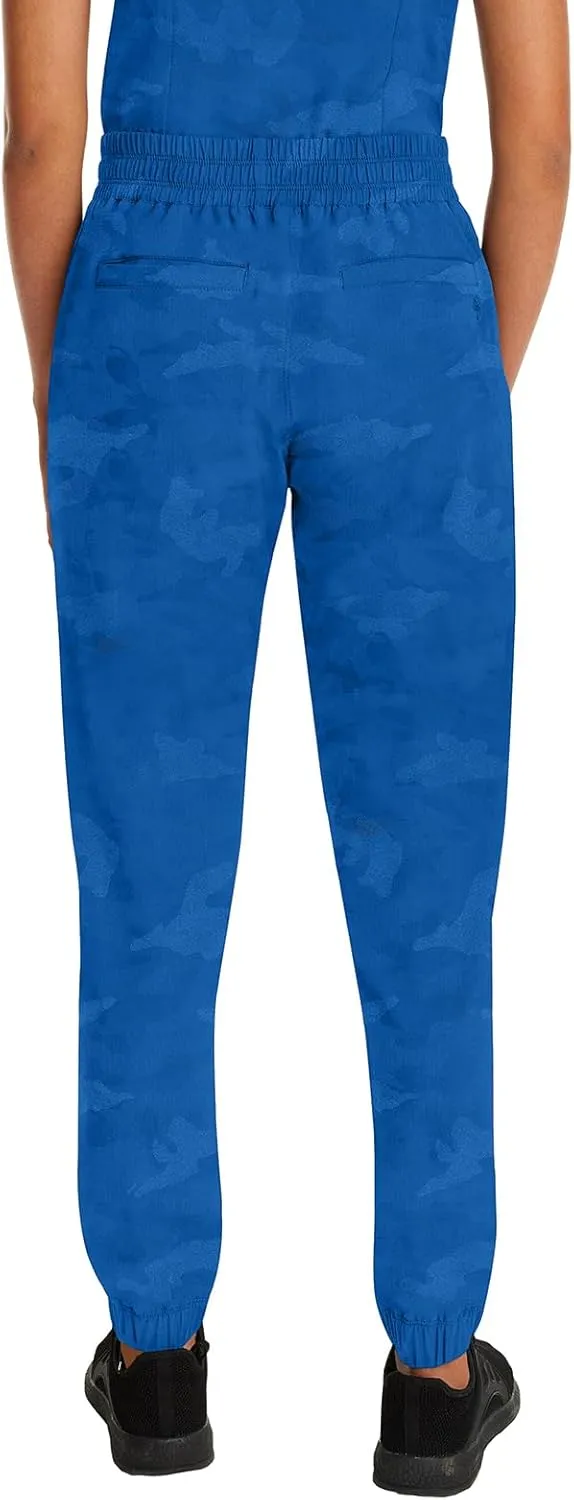 Healing Hands Scrubs for Women Jogger Camo Pant Tate 5 Pockets Moisture Wicking, Easy Care, 360° Stretch, Quick Dry - 9350