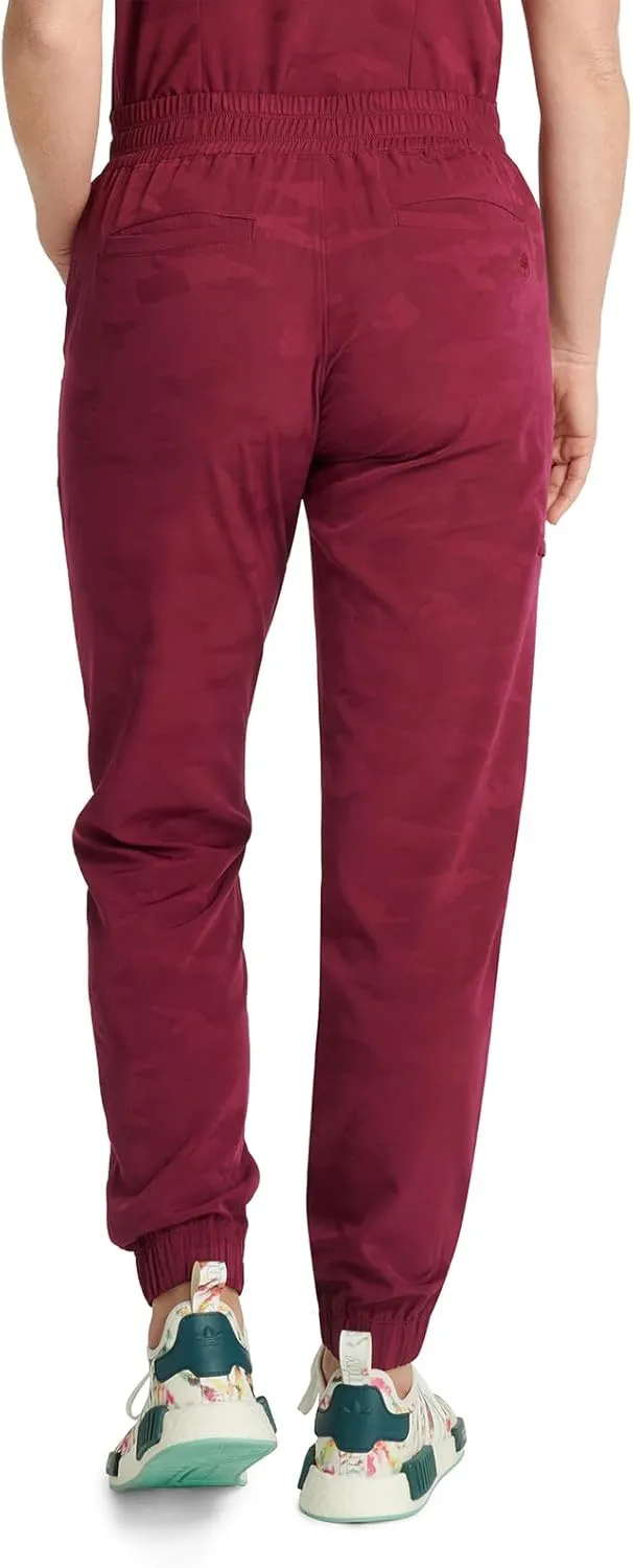 Healing Hands Scrubs for Women Jogger Camo Pant Tate 5 Pockets Moisture Wicking, Easy Care, 360° Stretch, Quick Dry - 9350