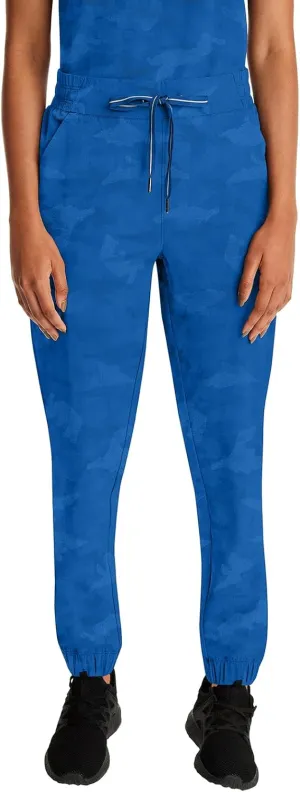 Healing Hands Scrubs for Women Jogger Camo Pant Tate 5 Pockets Moisture Wicking, Easy Care, 360° Stretch, Quick Dry - 9350