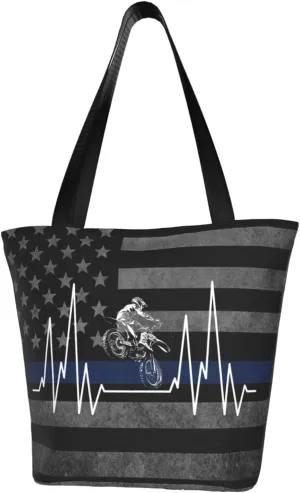Heartbeat Motorbike Fashion Shoulder Bag Large Capacity For Man Or Woman