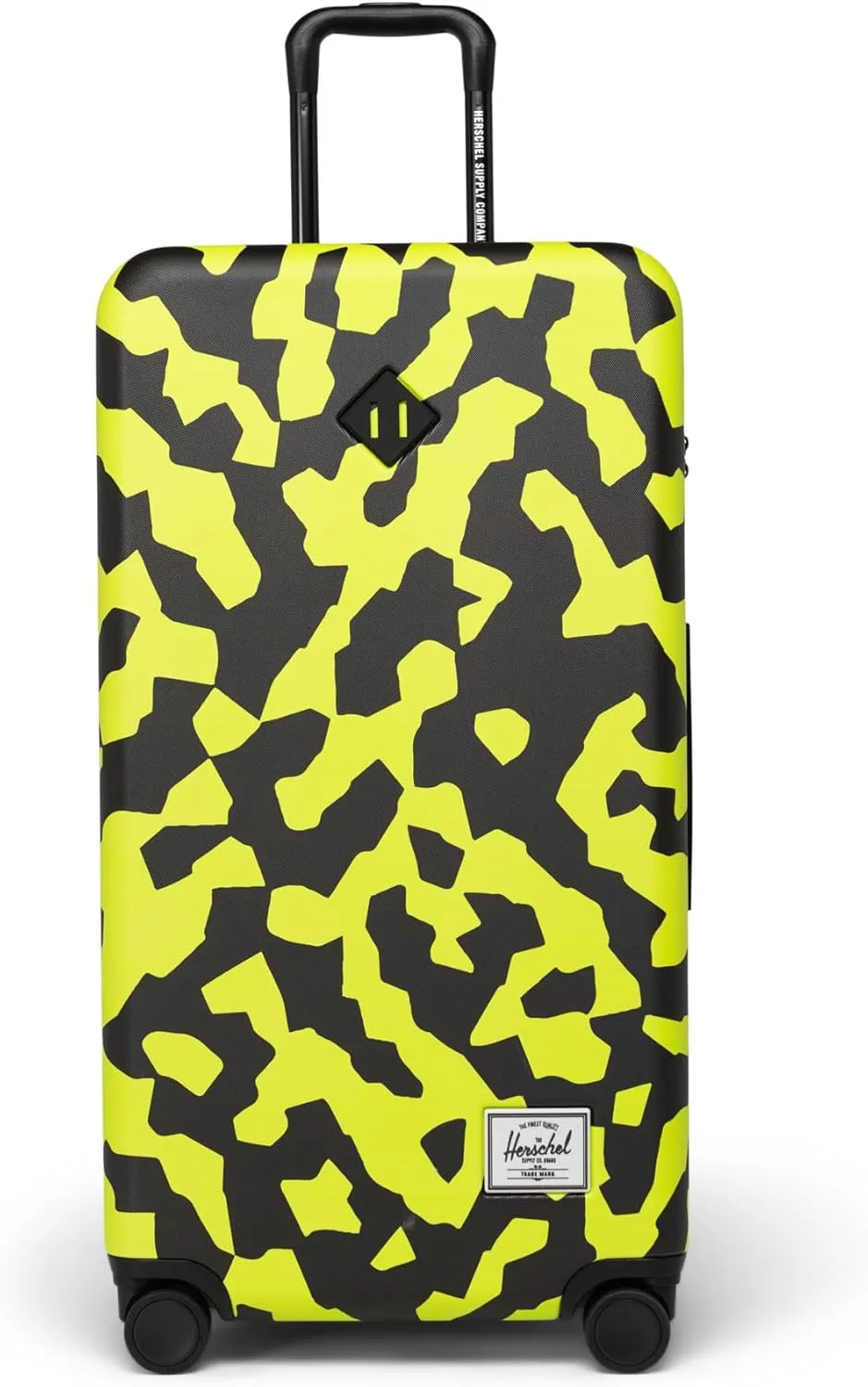 Herschel Supply Co. Heritage Hardshell Luggage, Shadow Pixel Lime Punch, Large-32 Inch