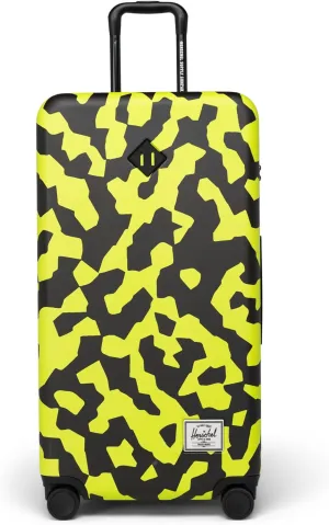 Herschel Supply Co. Heritage Hardshell Luggage, Shadow Pixel Lime Punch, Large-32 Inch