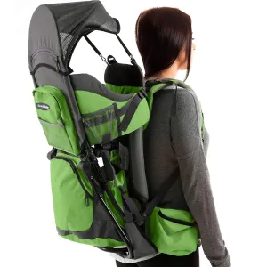 Hiking Baby Carrier Backpack - Comfortable Toddler/Baby Backpack Carrier System with Diaper Change Pad, Insulated Pocket   Rain and Sun Hood to Protect Your Child