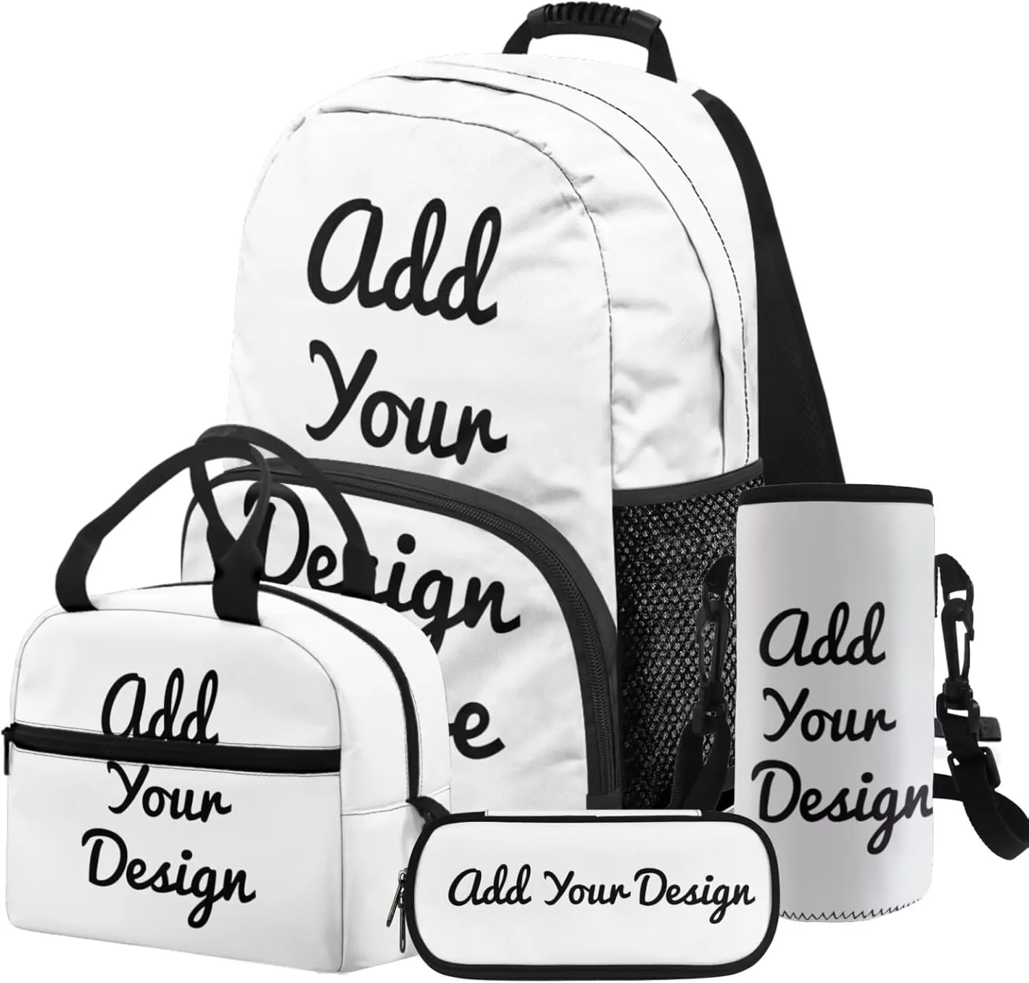 HUGS IDEA Custom Backpack for Boys Customizable Backpacks for Students Personalized School Bag for Your Baby Custom Bookbag for Children Back to School Birthday Gifts