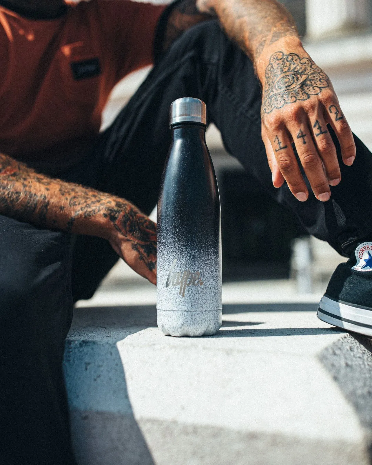 HYPE SPECKLE FADE METAL WATER BOTTLE