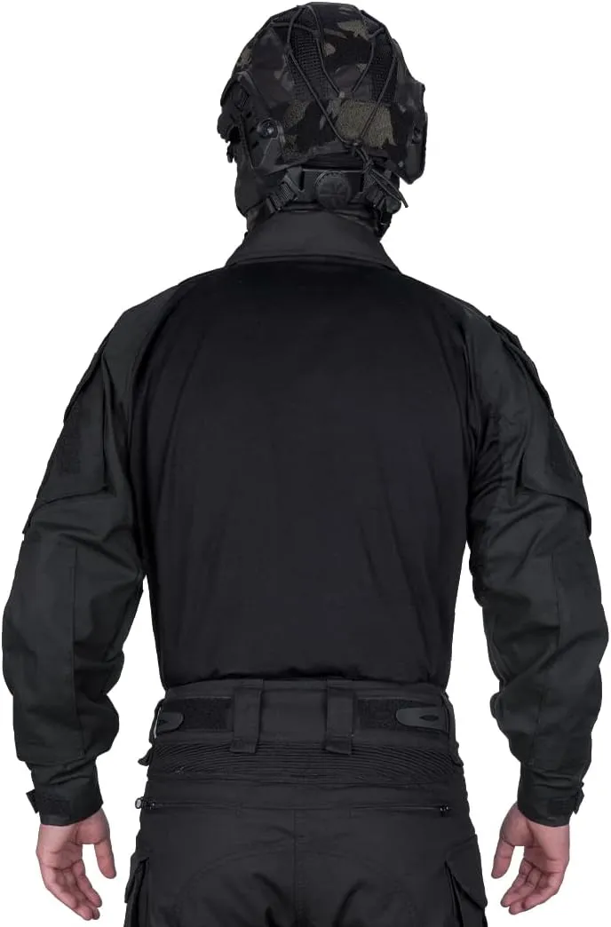 IDOGEAR Men G3 Combat Shirt with Elbow Pads Rapid Assault Long Sleeve Shirt Tactical Military Airsoft Clothing