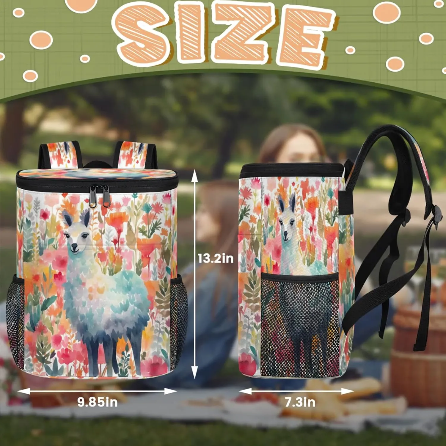Insulated Cooler Backpack 30 Cans, Leak Proof Cooler Bag, Backpack Coolers for Picnic Hiking Camping Beach