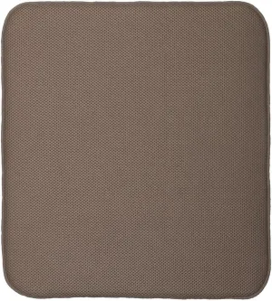 InterDesign iDry Kitchen Mat, 18 x 16 - Large, Mocha/Ivory