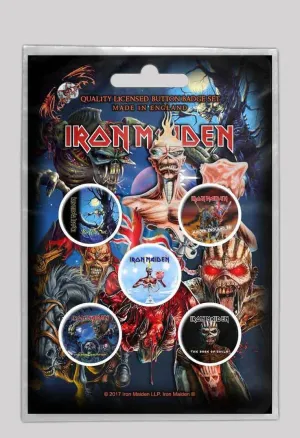 Iron Maiden Button Badge Pack - Later Albums