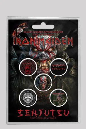 Iron Maiden Button Badge Pack - Senjutsu