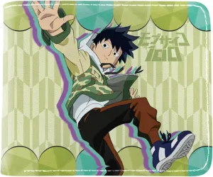 ISaikoy Anime Mob Psycho 100 Wallet Bifold Credit Card Case Passport ID Card Holder 10