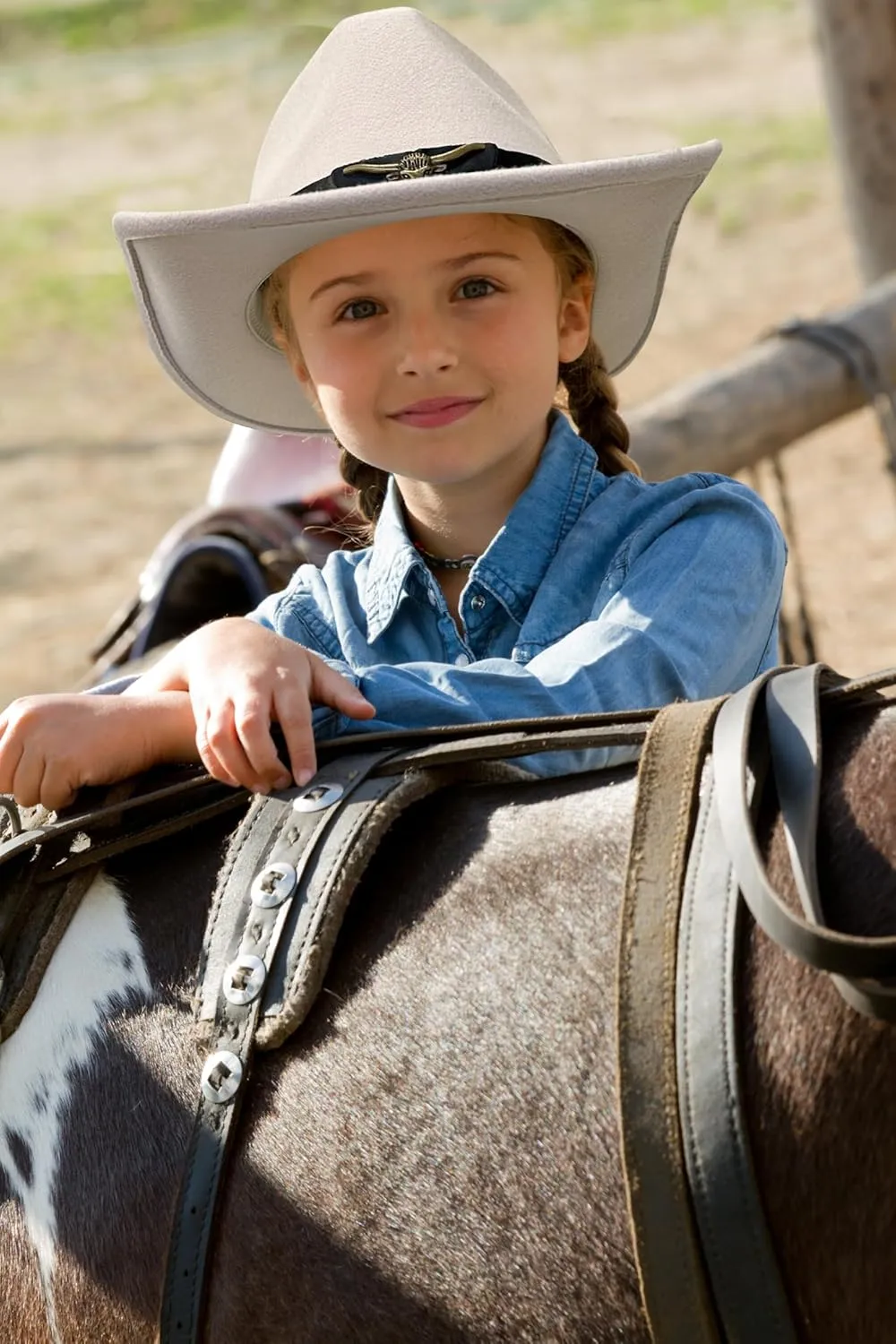 Jastore Kids Western Hats Boys Girls Cowboy Felt Hat Jazz Fedora Cowgirl Hats with Belt Buckle