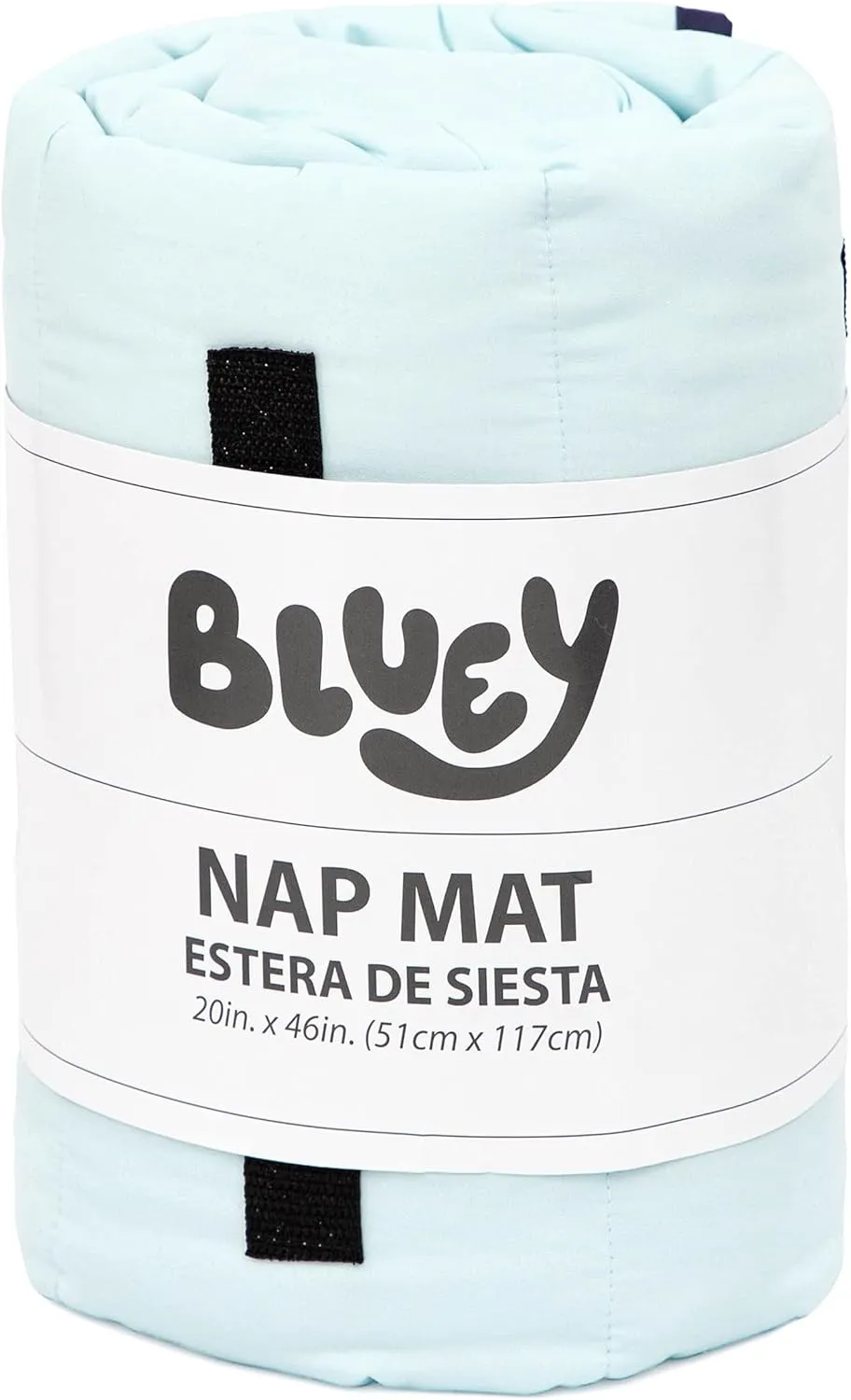 Jay Franco Bluey Sisters Nap Mat – Built-in Pillow and Blanket - Super Soft Microfiber Kids'/Toddler/Children's Bedding, Ages 3-7 (Official Bluey Product)