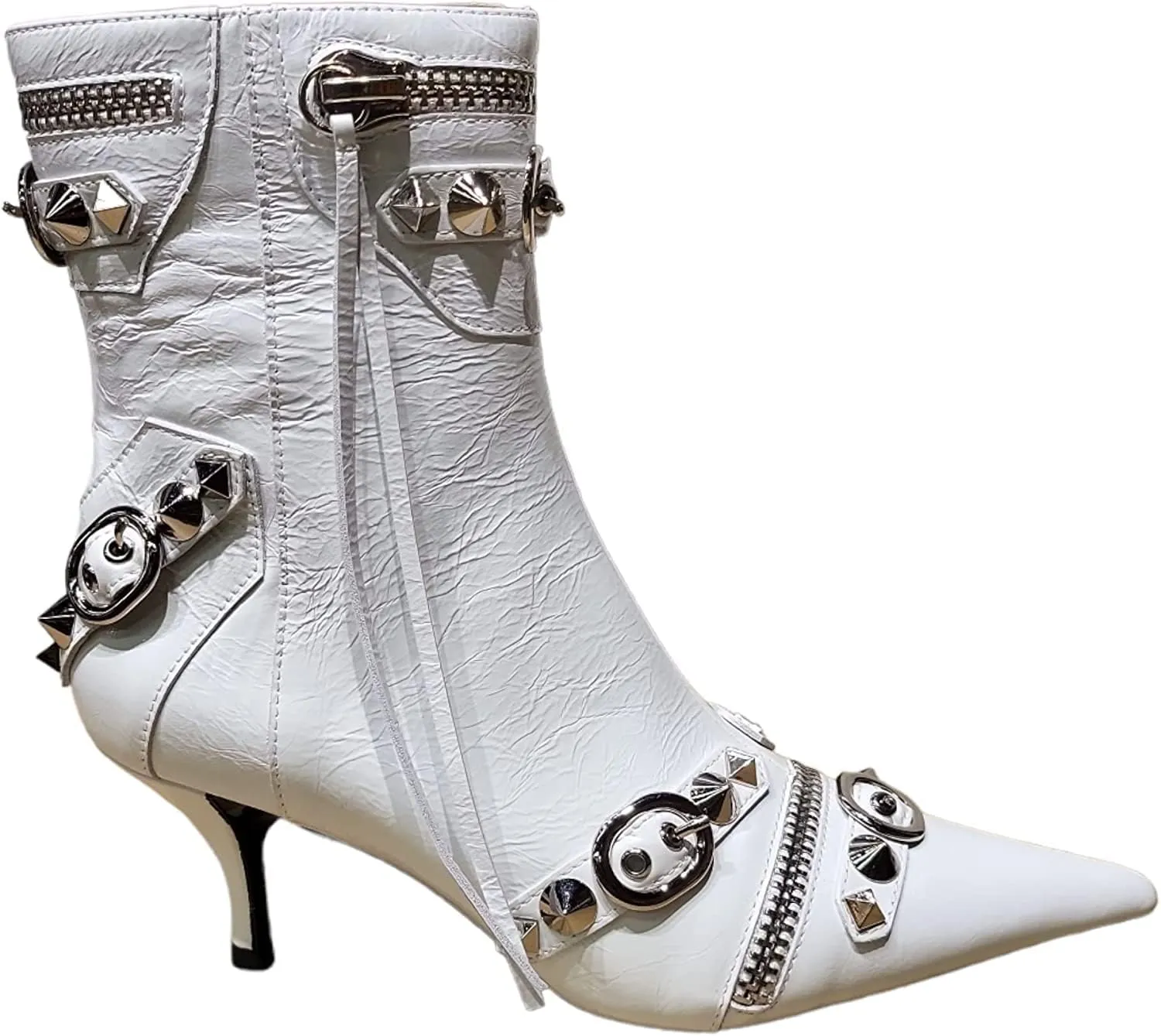 Jeffrey Campbell ALT-Rock Boots Black Silver