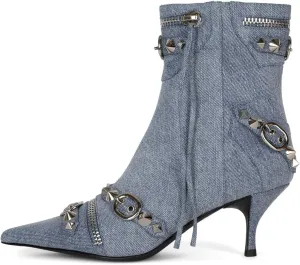 Jeffrey Campbell ALT-Rock Boots Black Silver