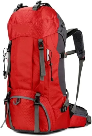 JSEIAJB 60L Outdoor Backpack Camping Climbing Bag Waterproof Mountaineering Hiking Backpacks Sport Bag