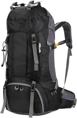 JSEIAJB 60L Outdoor Backpack Camping Climbing Bag Waterproof Mountaineering Hiking Backpacks Sport Bag