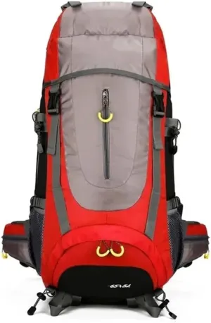 JSEIAJB 65L Outdoor Waterproof and Wear-resistant Camping Climbing Bag Hiking Mountaineering Backpacks Sport Bag