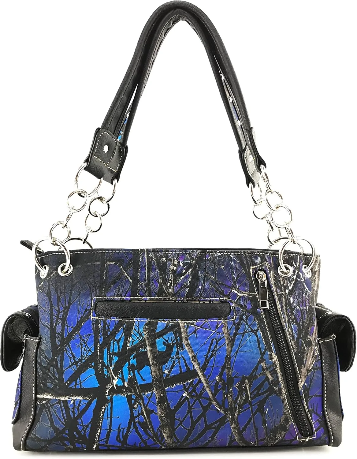 Justin West Cross Angel Wings Concealed Carry Handbag Purse