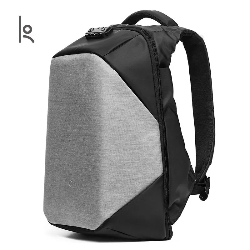 K Click Anti-thief Solid Backpacks