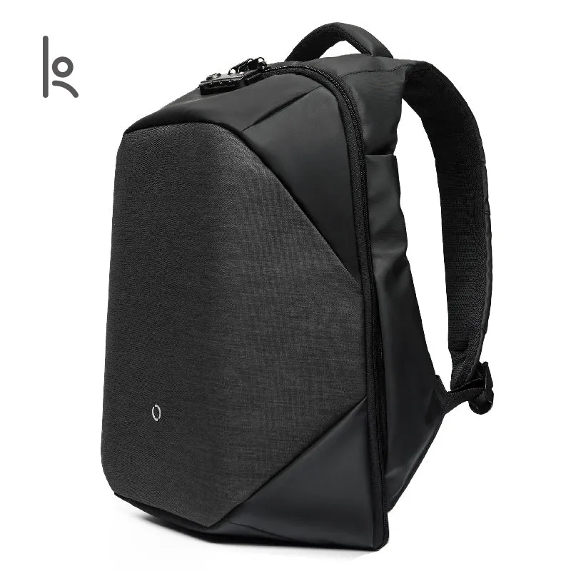 K Click Anti-thief Solid Backpacks