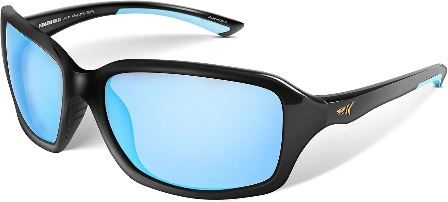 KastKing Alanta Polarized Sport Sunglasses for Men and Women, Ideal for Driving Fishing Cycling and Running,UV Protection