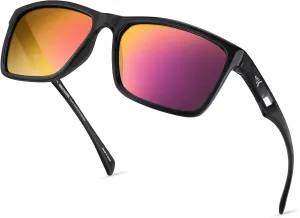 KastKing FlatRock Polarized Sport Sunglasses for Men and Women, Ideal for Driving Fishing Cycling Running, UV Protection
