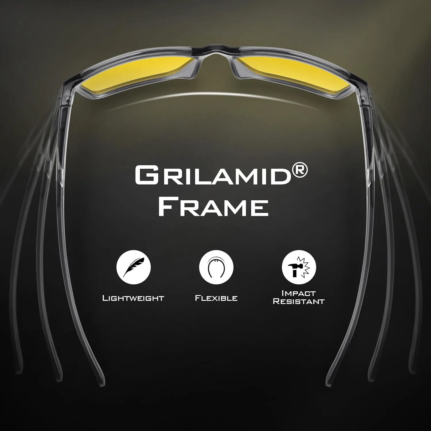 KastKing IllumiLens Night Vision Glasses, Night Driving Glasses for Men Women, Reduce Glare and Enhance Vision
