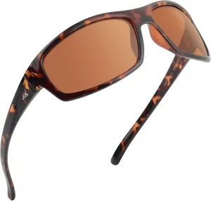 KastKing Kateel Polarized Sport Sunglasses for Men and Women, Ideal for Driving Fishing Cycling and Running,UV Protection