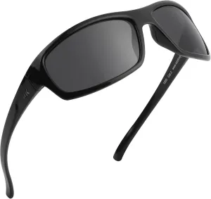 KastKing Kateel Polarized Sport Sunglasses for Men and Women, Ideal for Driving Fishing Cycling and Running,UV Protection
