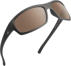 KastKing Kateel Polarized Sport Sunglasses for Men and Women, Ideal for Driving Fishing Cycling and Running,UV Protection