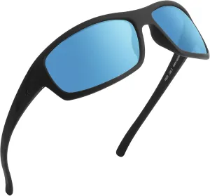 KastKing Kateel Polarized Sport Sunglasses for Men and Women, Ideal for Driving Fishing Cycling and Running,UV Protection