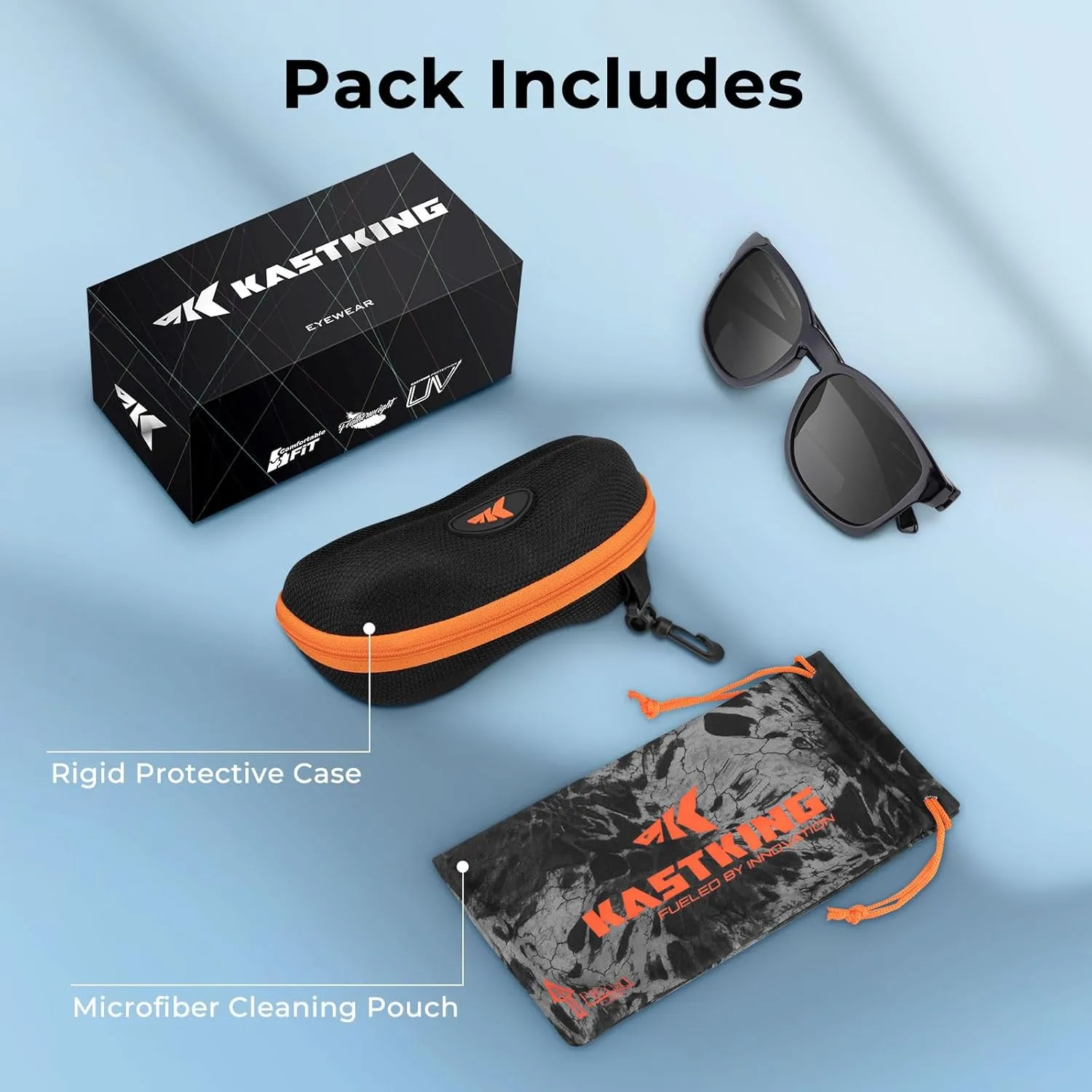 KastKing Pecos Bifocal Polarized Sunglasses, Bi-Focal x1.5 x2.0 x2.5 Magnifications, Sport Reader Sunglasses, UV Protection