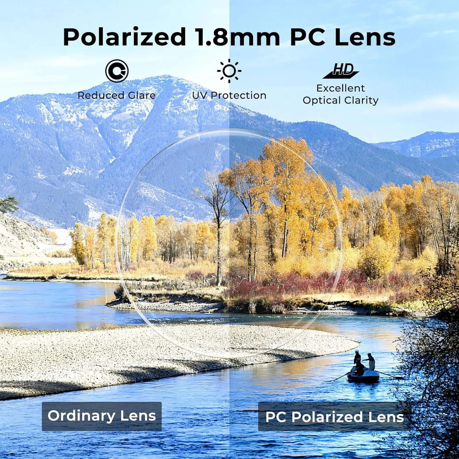 KastKing Pecos Bifocal Polarized Sunglasses, Bi-Focal x1.5 x2.0 x2.5 Magnifications, Sport Reader Sunglasses, UV Protection