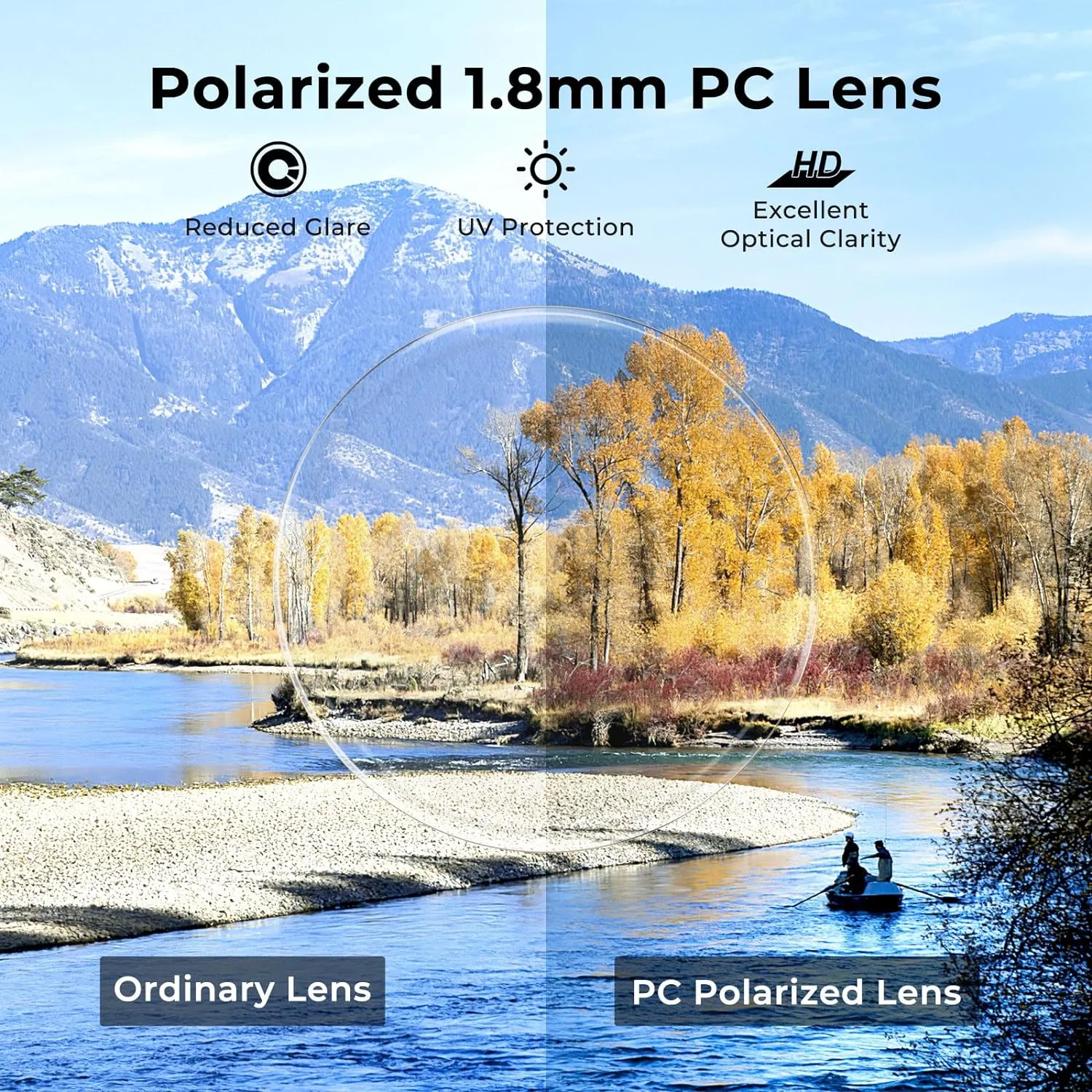 KastKing Pecos Bifocal Polarized Sunglasses, Bi-Focal x1.5 x2.0 x2.5 Magnifications, Sport Reader Sunglasses, UV Protection