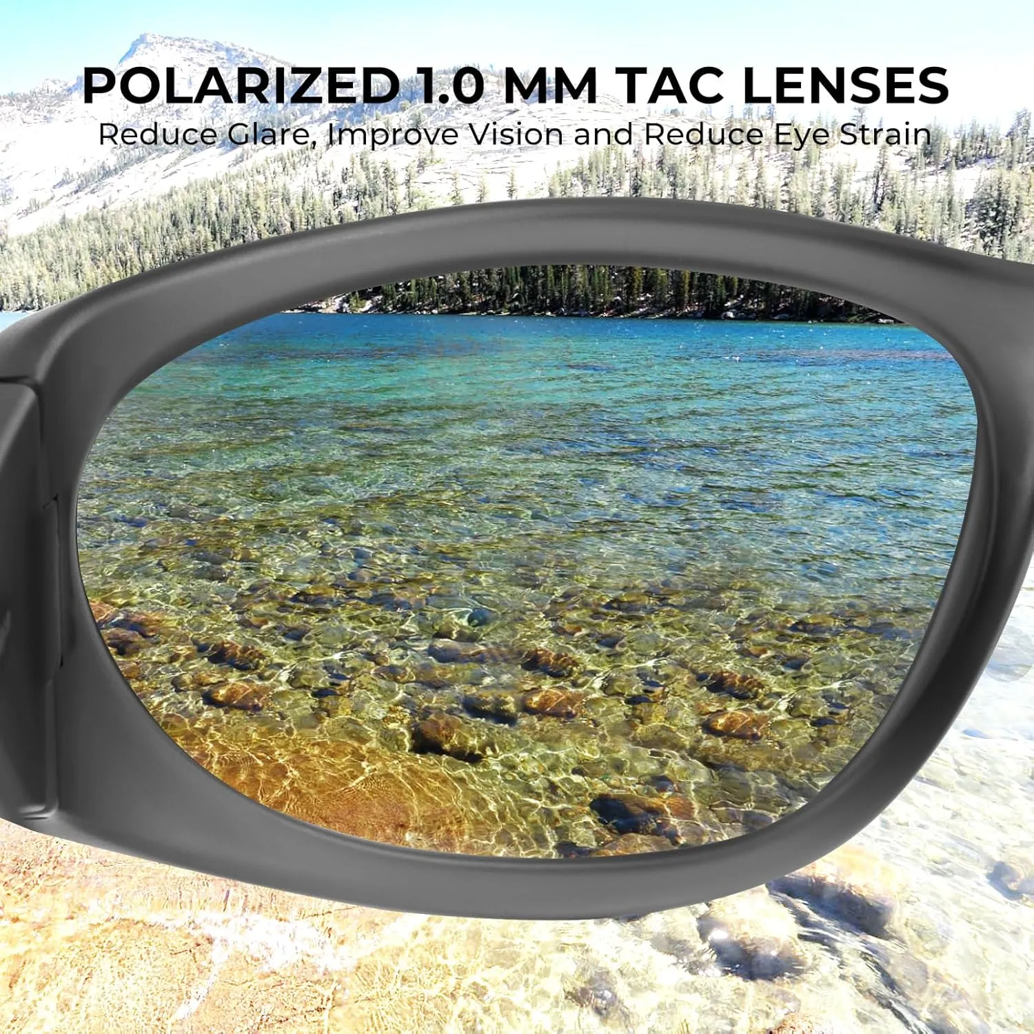 KastKing Raccoon Polarized Sport Sunglasses for Men and Women, Wide Temple Wrap, Ideal for Driving Fishing Cycling Running