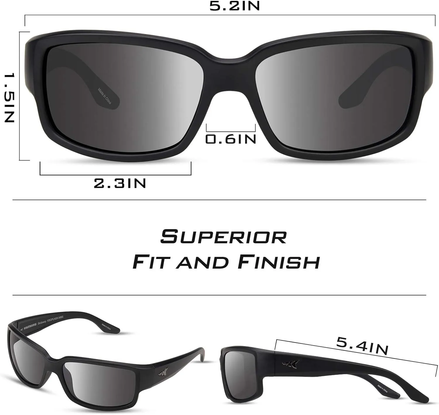 KastKing Skidaway Polarized Sport Sunglasses for Men and Women,Ideal for Driving Fishing Cycling and Running,UV Protection