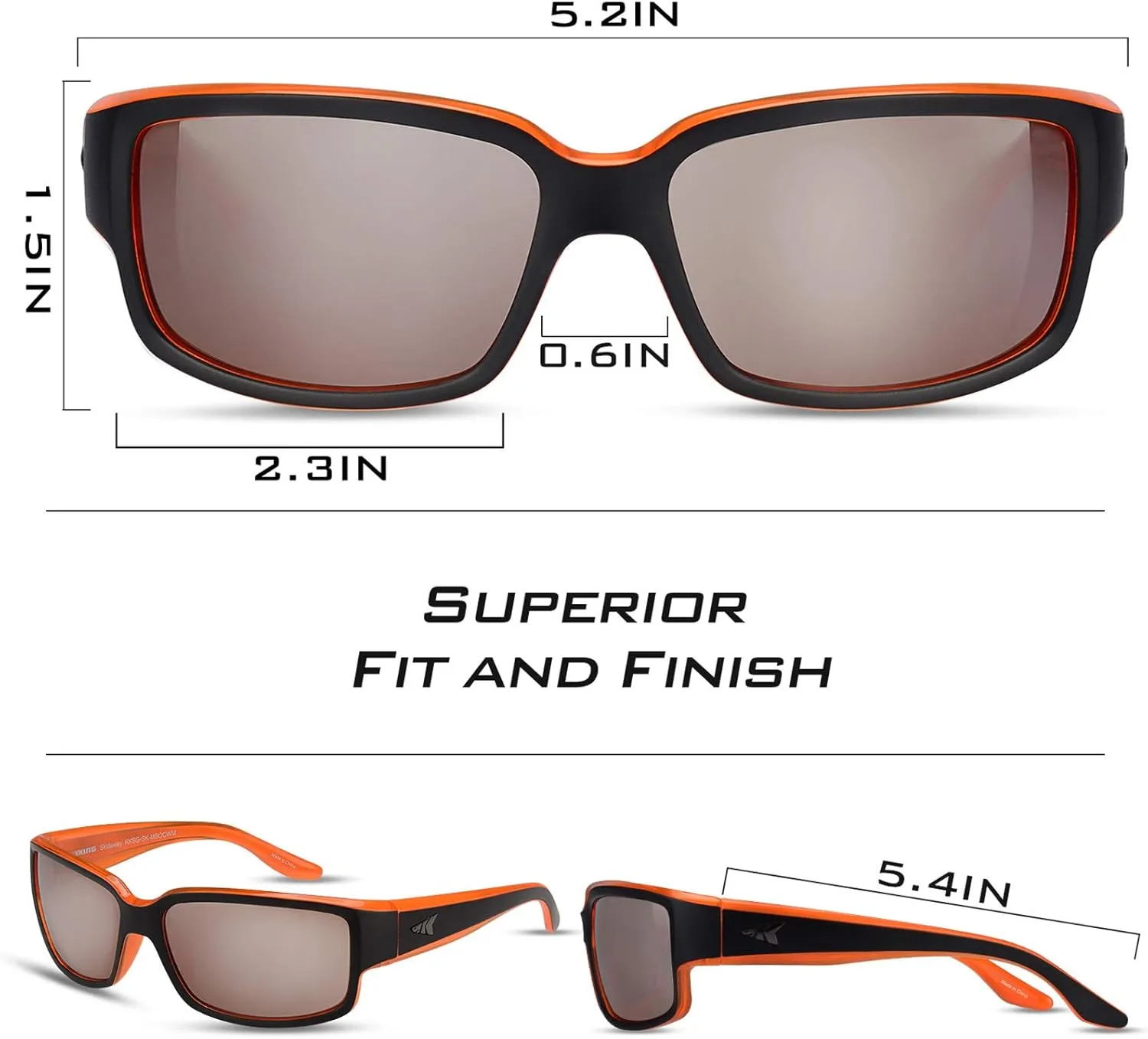 KastKing Skidaway Polarized Sport Sunglasses for Men and Women,Ideal for Driving Fishing Cycling and Running,UV Protection