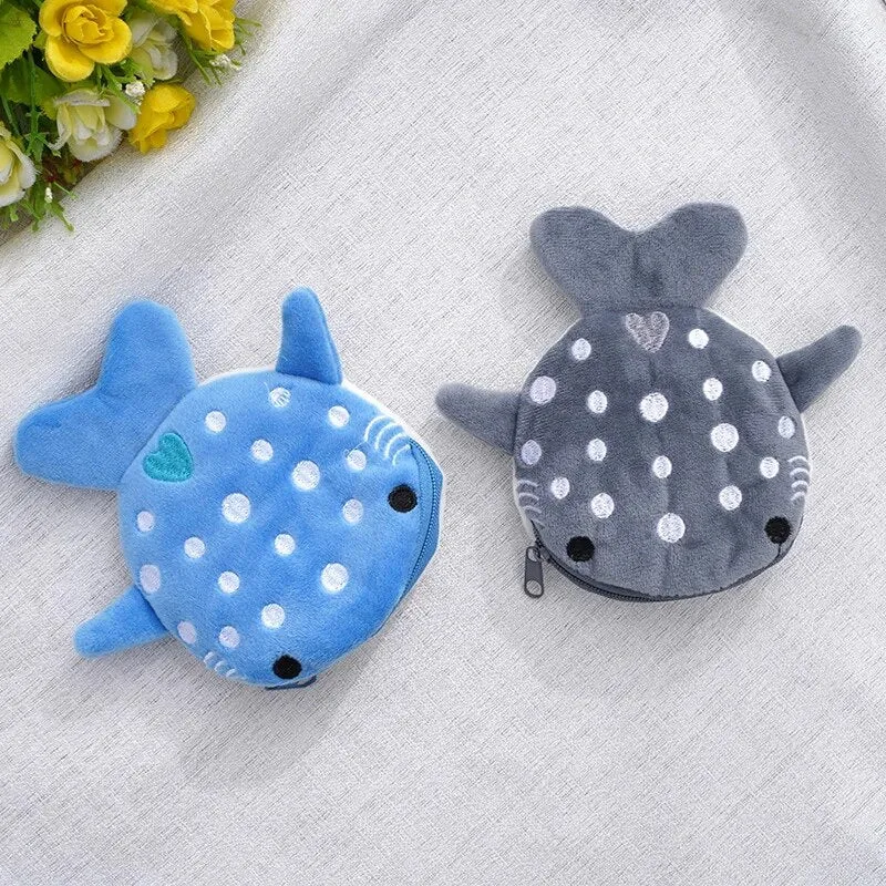 Kawaii Whale Shark Plush Coin Purse