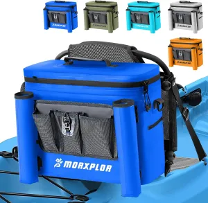Kayak Cooler,Waterproof Kayak Seat Back Cooler for Kayaking,Kayak Accessories Cooler Bag,Protable Ice Chest,Beach Cooler,Travel Cooler for Camping or Lunch Bag