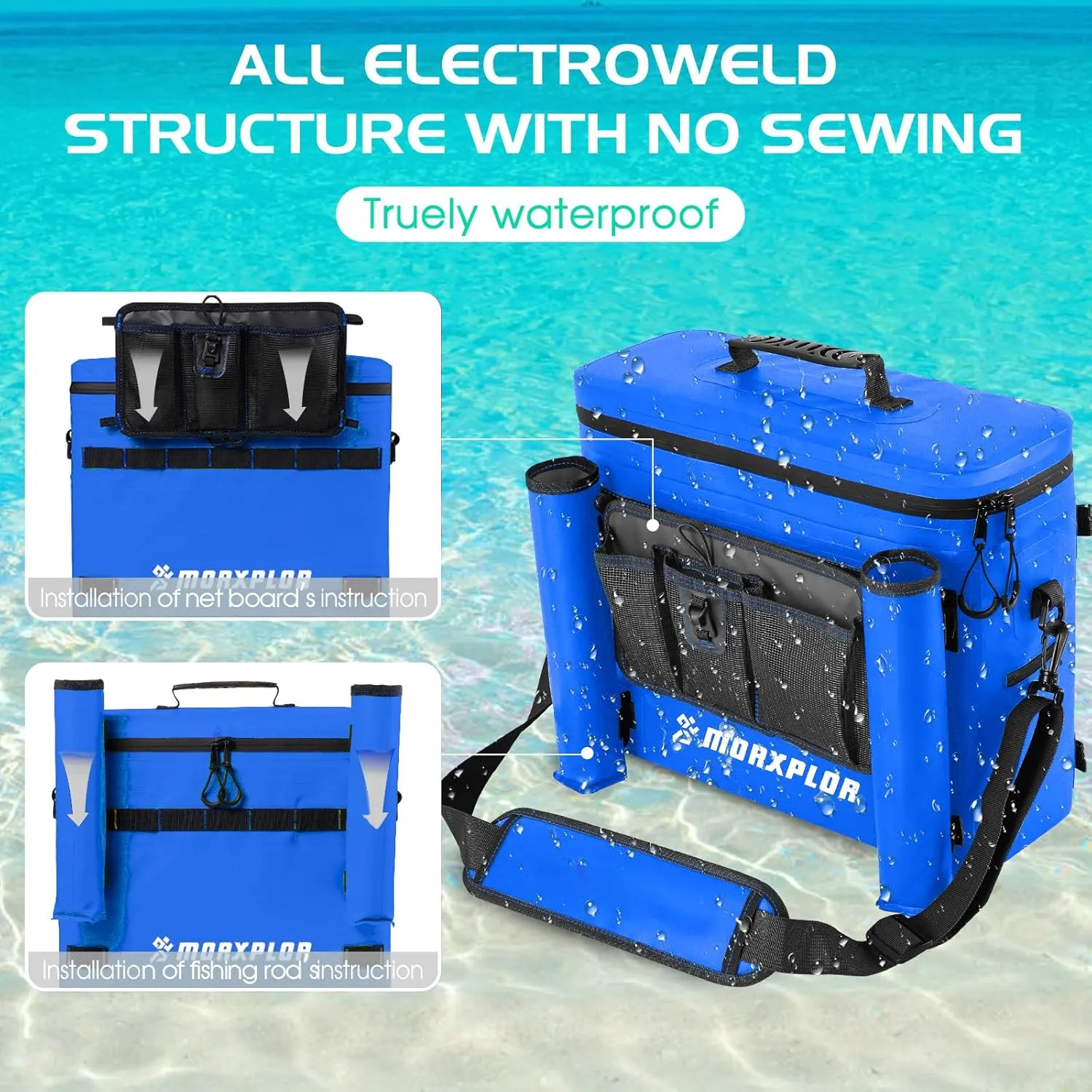 Kayak Cooler,Waterproof Kayak Seat Back Cooler for Kayaking,Kayak Accessories Cooler Bag,Protable Ice Chest,Beach Cooler,Travel Cooler for Camping or Lunch Bag