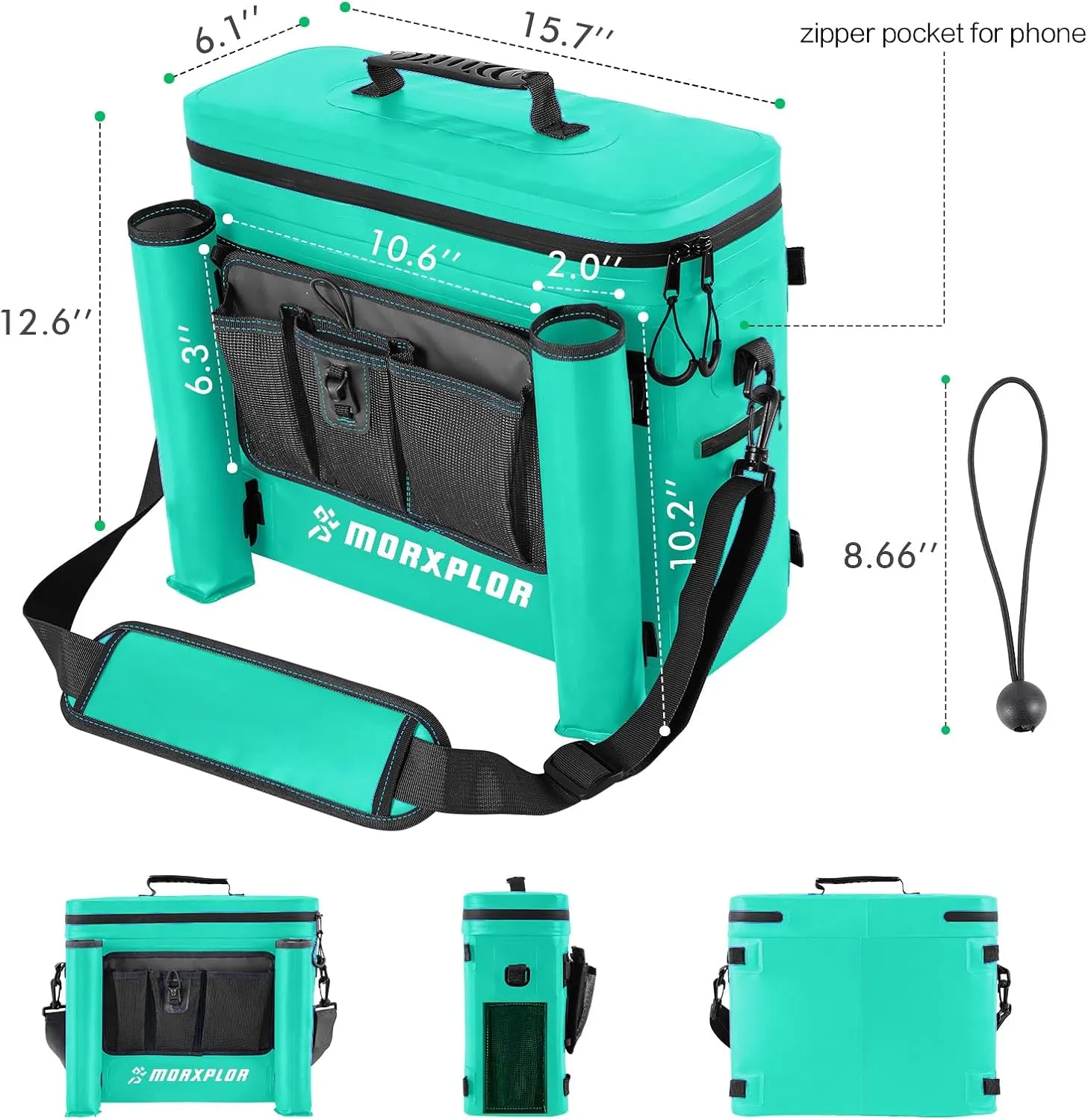 Kayak Cooler,Waterproof Kayak Seat Back Cooler for Kayaking,Kayak Accessories Cooler Bag,Protable Ice Chest,Beach Cooler,Travel Cooler for Camping or Lunch Bag