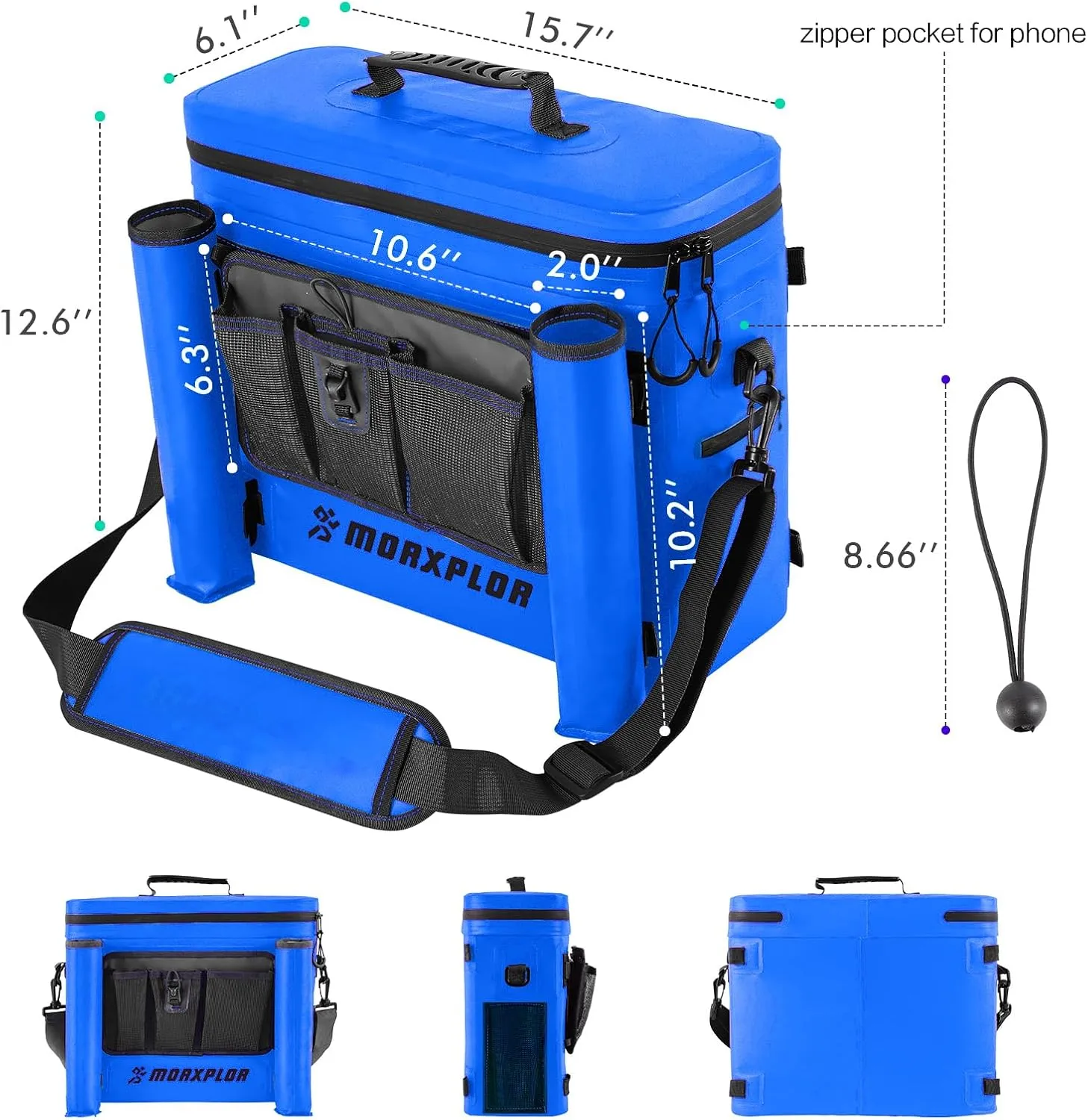 Kayak Cooler,Waterproof Kayak Seat Back Cooler for Kayaking,Kayak Accessories Cooler Bag,Protable Ice Chest,Beach Cooler,Travel Cooler for Camping or Lunch Bag