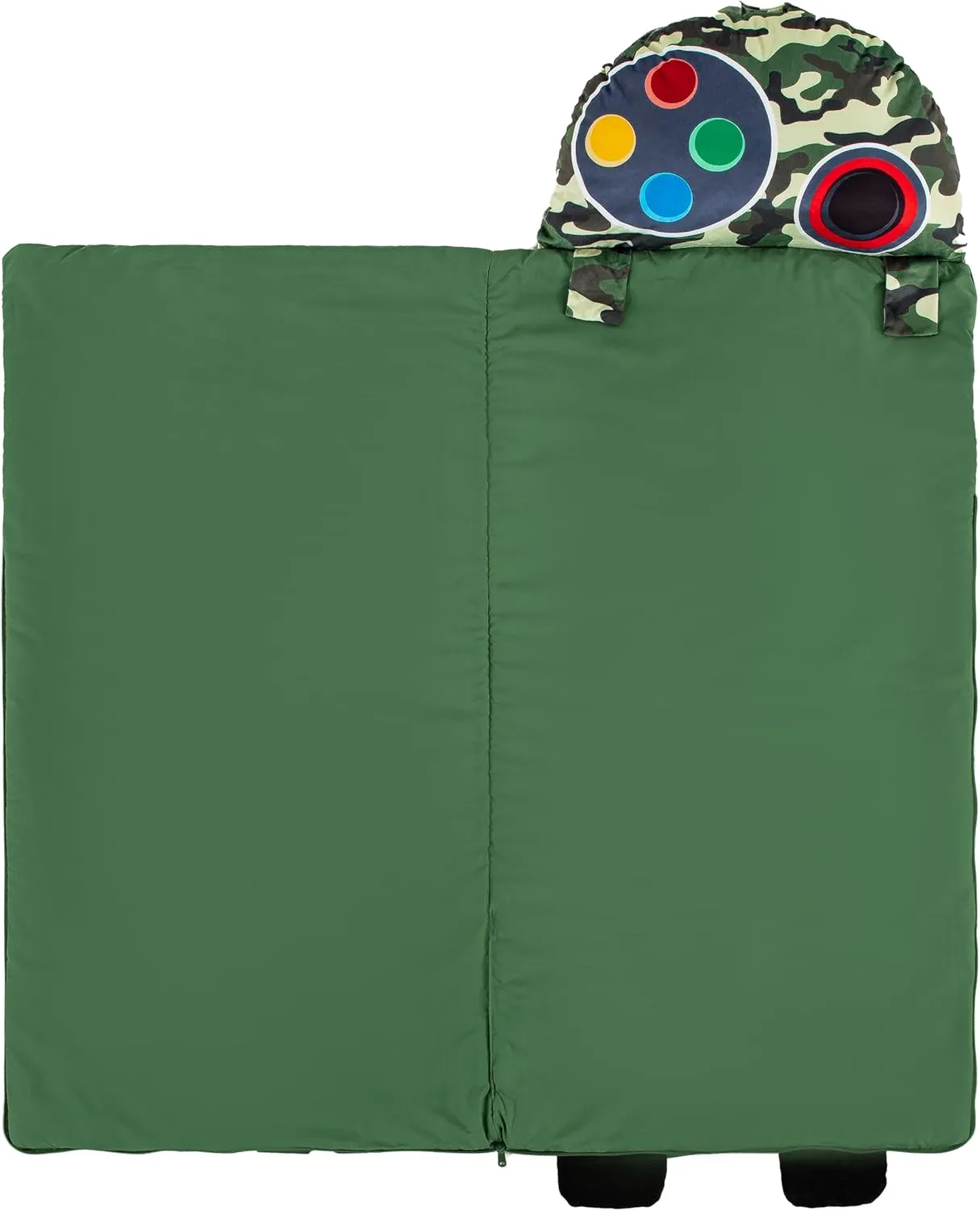 Kid's Nap Buddies Character Preschool Nap Mat, Toddler Sleeping Bag with Pillow for Daycare, Ages 3 