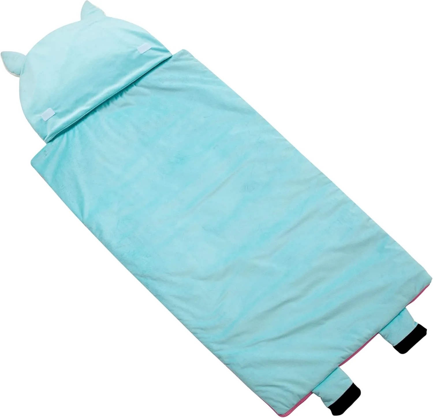 Kid's Nap Buddies Character Preschool Nap Mat, Toddler Sleeping Bag with Pillow for Daycare, Ages 3 