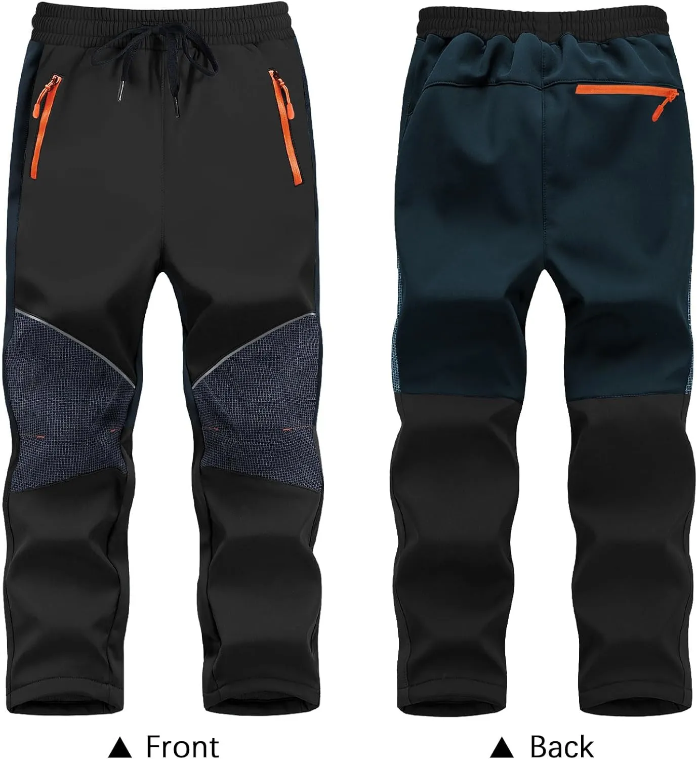 Kids Snow Ski Pants Hiking Boys Girls Outdoor Waterproof Windproof Fleece Warm Snowboard Pants