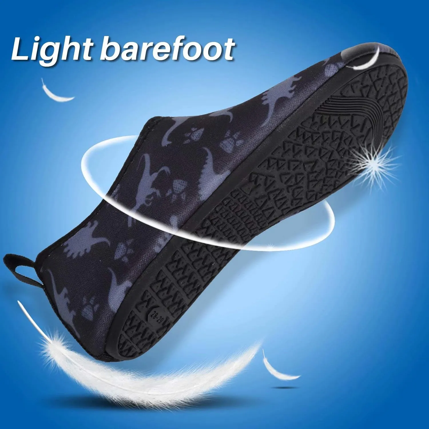 Kids-Water-Shoes Pool-Shoes Barefoot Quick-Dry Toddler-Swim-Shoes Non-Slip Aqua-Socks for Girls Boys Beach Yoga