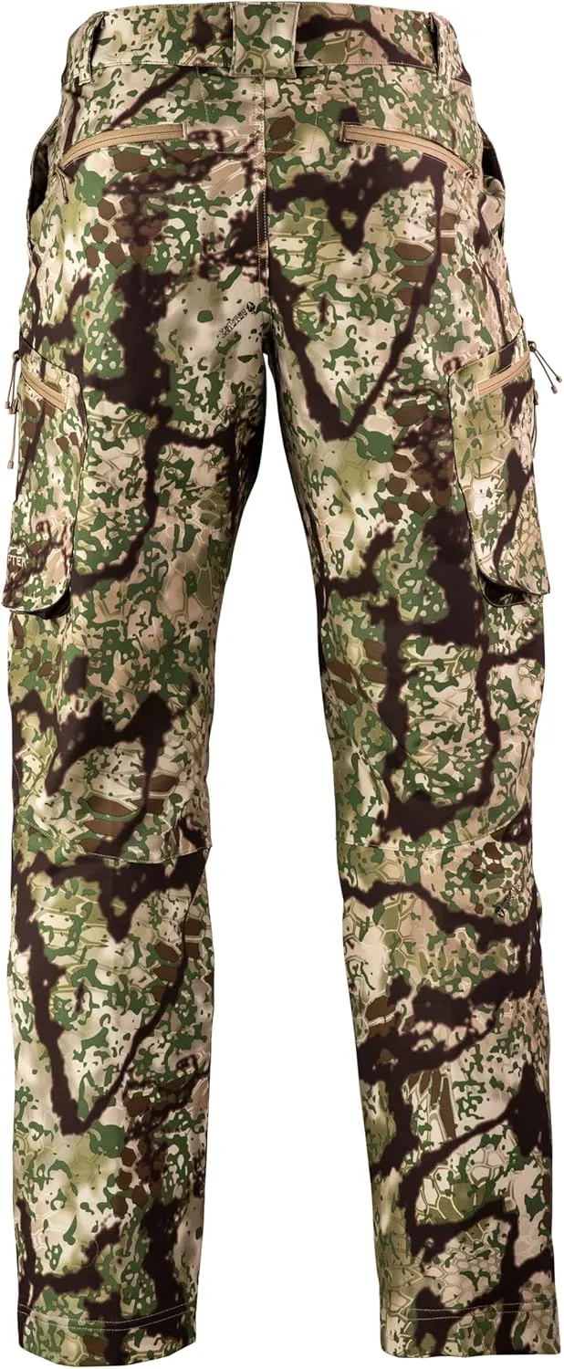 Kryptek Men's Alaios, Lightweight, Quick Drying 8 Pocket Camo Hunting Pant with Reinforced and Padded Knee